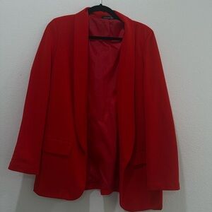 Boohoo Bold Red Women’s Blazer Size US 6/ UK 10